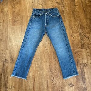 90’s Vintage Cropped 501 Levi’s. 24. Made in USA